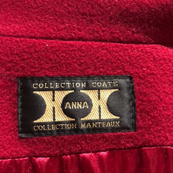 Anna | EUC Red Australian Virgin Lambswool Pea Coat - Picture 12 of 12